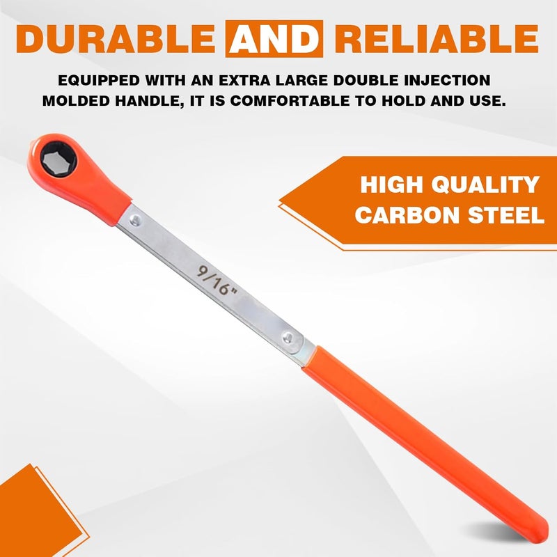 BARTOO Slack Adjuster Wrench 9/16" Automatic Slack Adjusting Wrench - Image 2